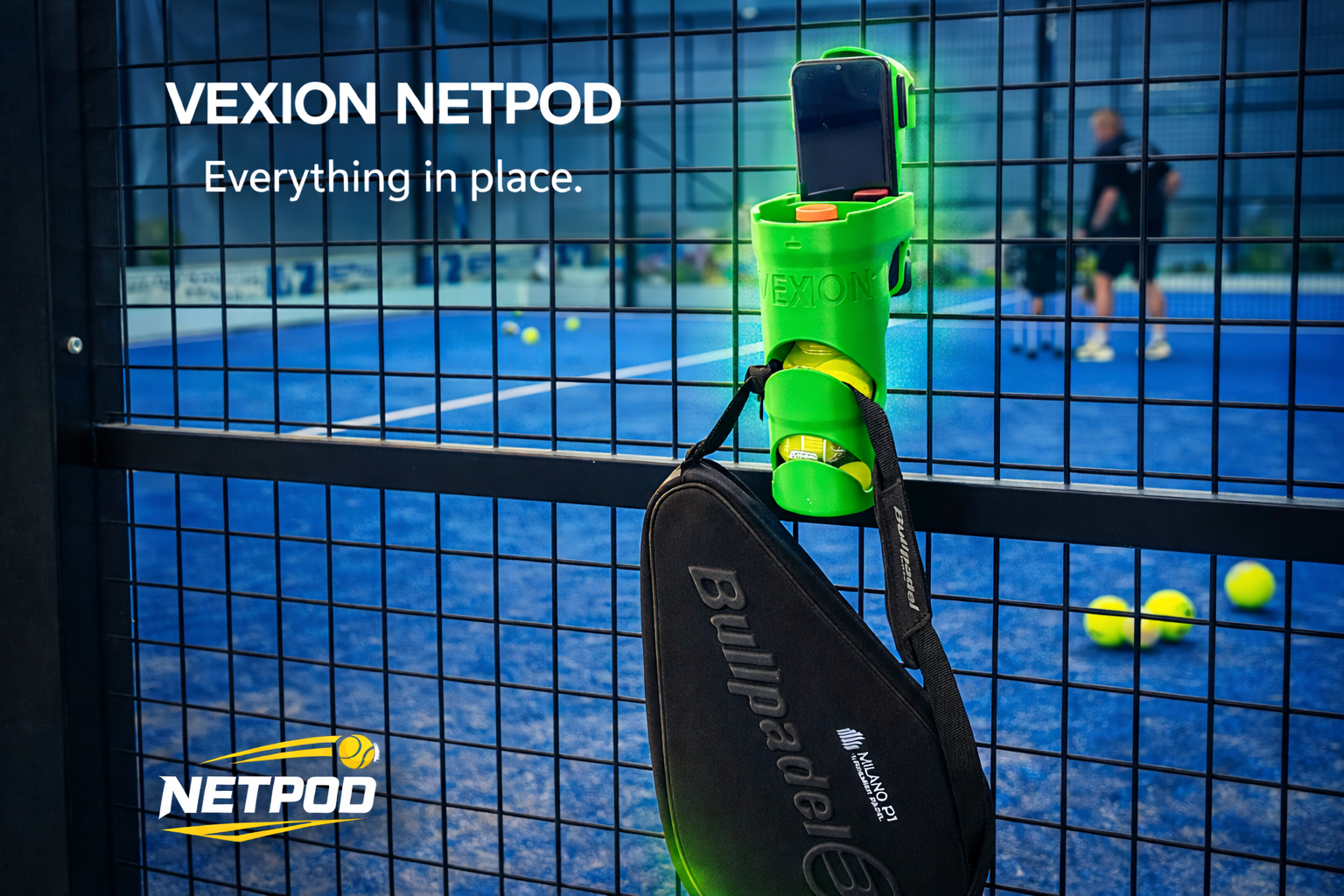 NetPod - supporto multifunzione per il padel